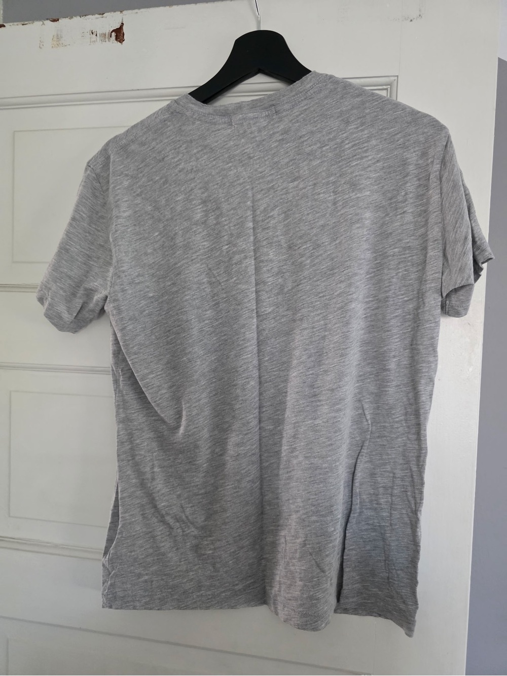 Eterne boyfriend Light Gray Crew Neck Short Sleeve Tee - Picture 2 of 3